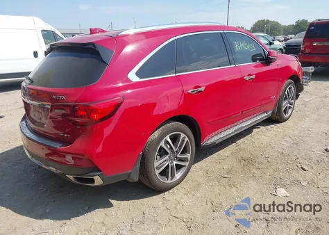 2018 Acura Mdx Advance Package from USA, damaged, VIN 5J8YD4H84JL012114